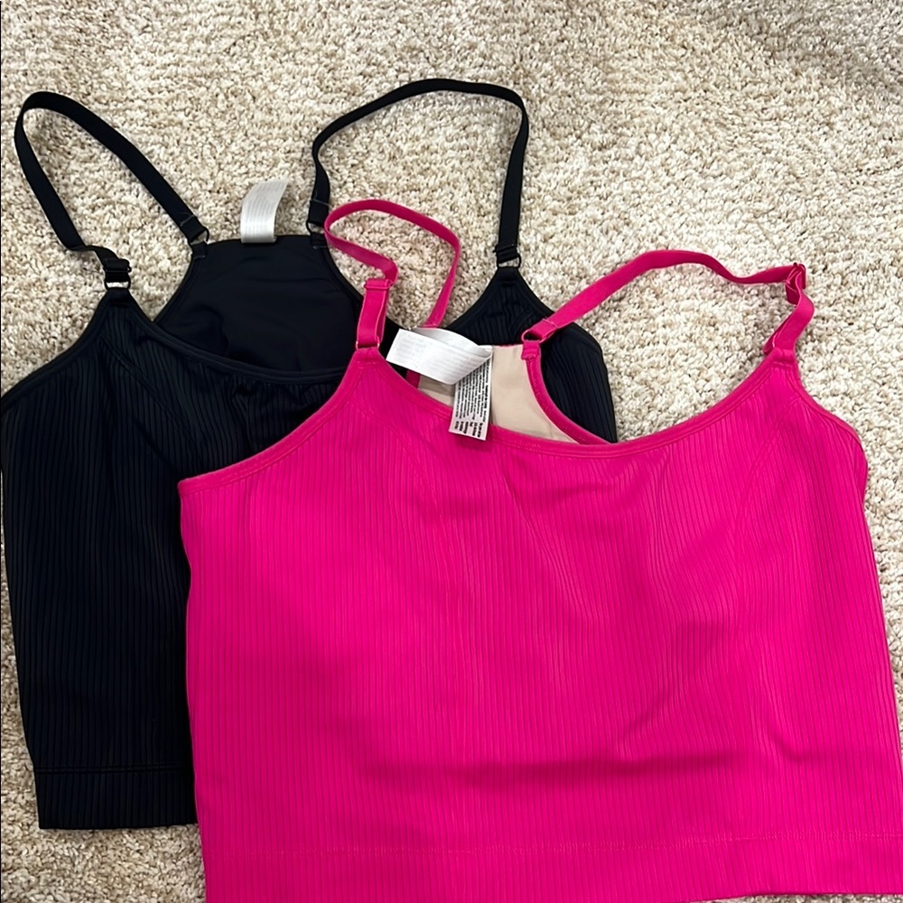 Davin and Adley Amelia Ribbed cropped cami lot